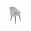 Stoel Manfredi 55x55x84cm - stof - cream