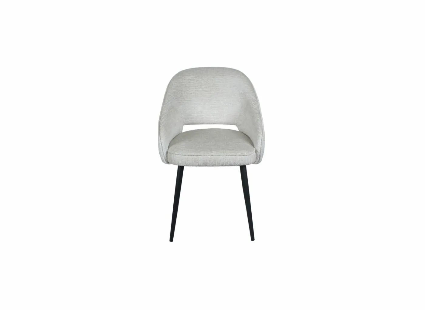 Stoel Manfredi 55x55x84cm - stof - cream