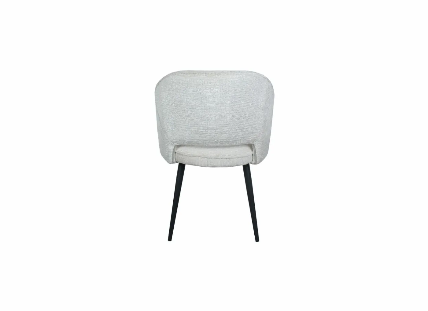 Stoel Manfredi 55x55x84cm - stof - cream