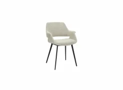 Stoel Marcelo 58x57x81cm - bouclé - beige
