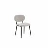 Stoel Mento 80x47x49cm - stof - grijs
