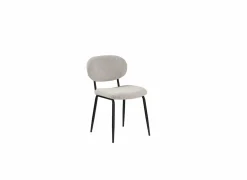 Stoel Mento 80x47x49cm - stof - grijs