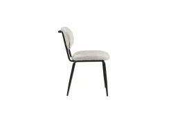 Stoel Mento 80x47x49cm - stof - grijs