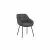 Stoel Navajo 57,5x65x85cm - stof - grijs