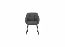 Stoel Navajo 57,5x65x85cm - stof - grijs