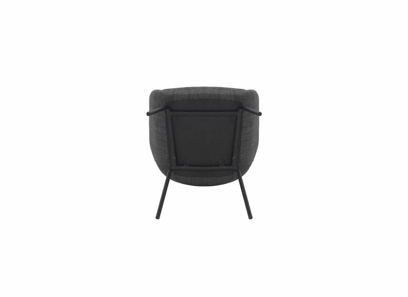 Stoel Navajo 57,5x65x85cm - stof - grijs