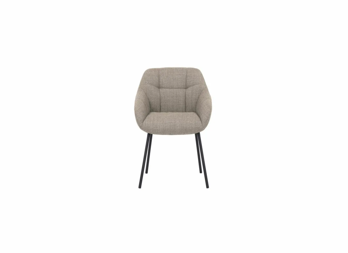 Stoel Navajo 57,5x65x85cm - stof - beige