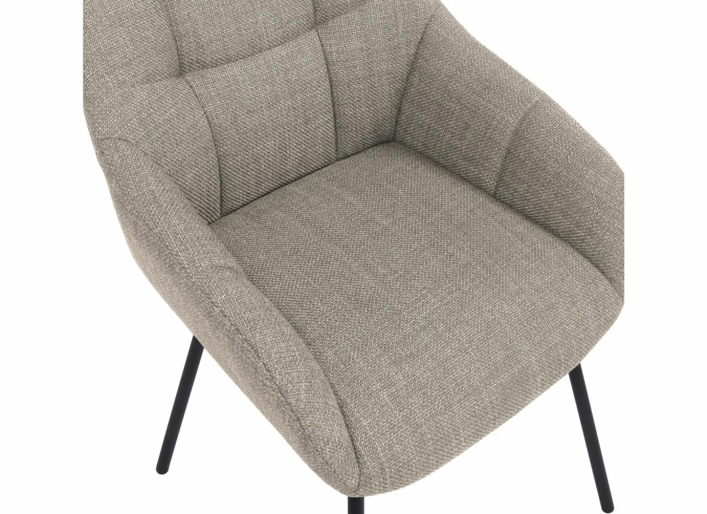Stoel Navajo 57,5x65x85cm - stof - beige