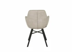 Stoel Nelson 58x63x85cm - stof - toffee