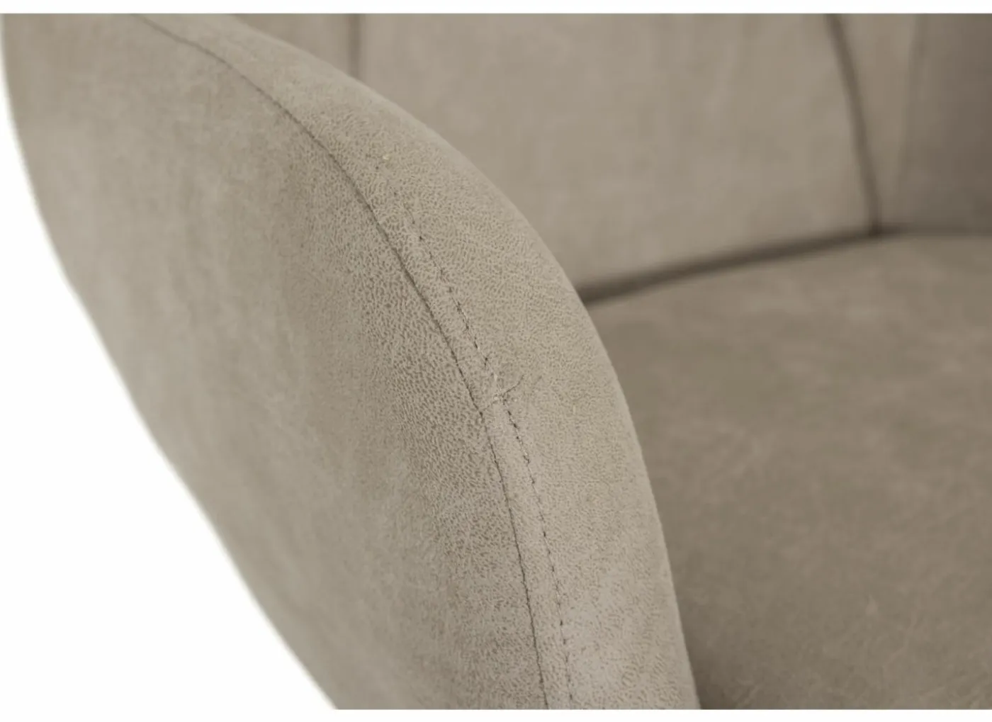 Stoel Nelson 58x63x85cm - stof - toffee