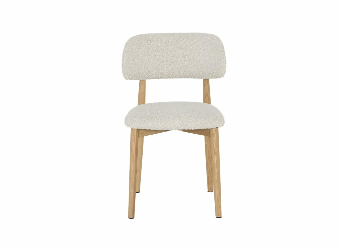 Stoel Nemo 50x48x78cm - polyestervezel - beige