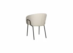 Stoel Nimbus 59x61x77cm - bouclé - wit