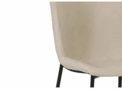 Stoel Noemie 49x53,5x80,5cm - stof - beige