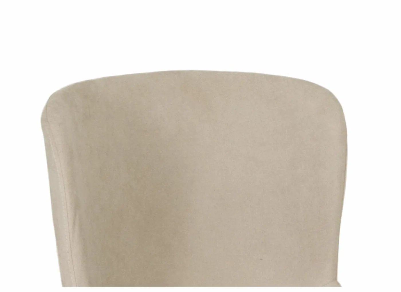 Stoel Noemie 49x53,5x80,5cm - stof - beige