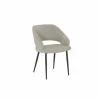 Stoel Odin 54,5x55x82,5cm - linnen - greige