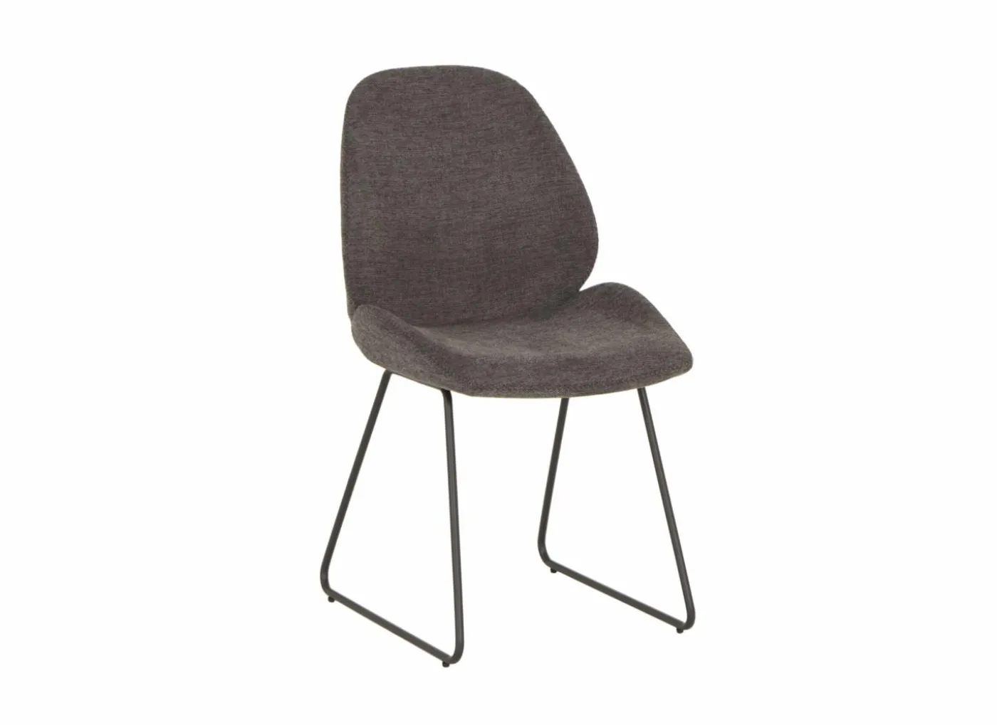 Stoel Patti 49x53x87cm - stof - antraciet