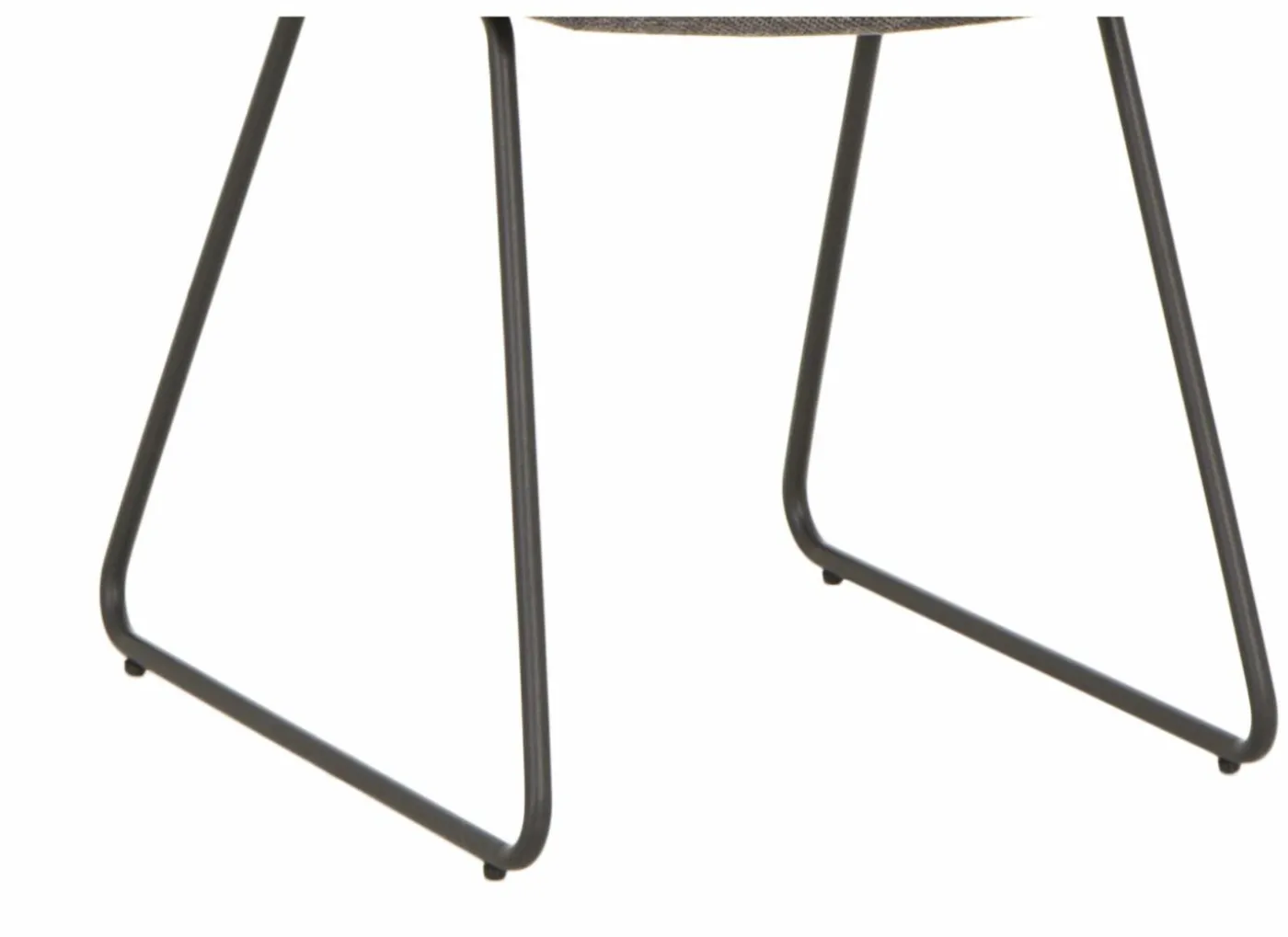 Stoel Patti 49x53x87cm - stof - antraciet