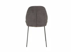 Stoel Patti 49x53x87cm - stof - antraciet