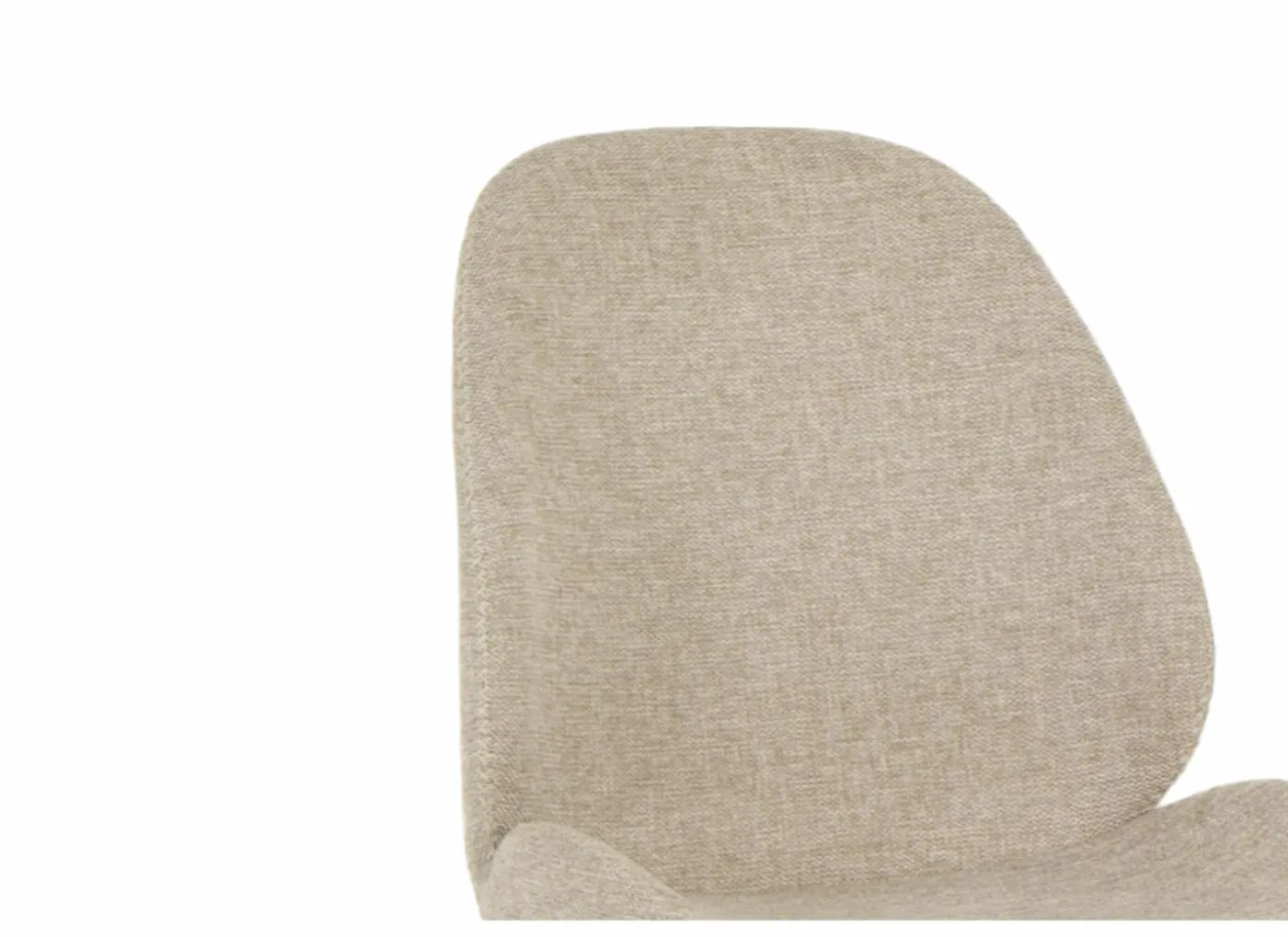 Stoel Patti 49x53x87cm - stof - beige