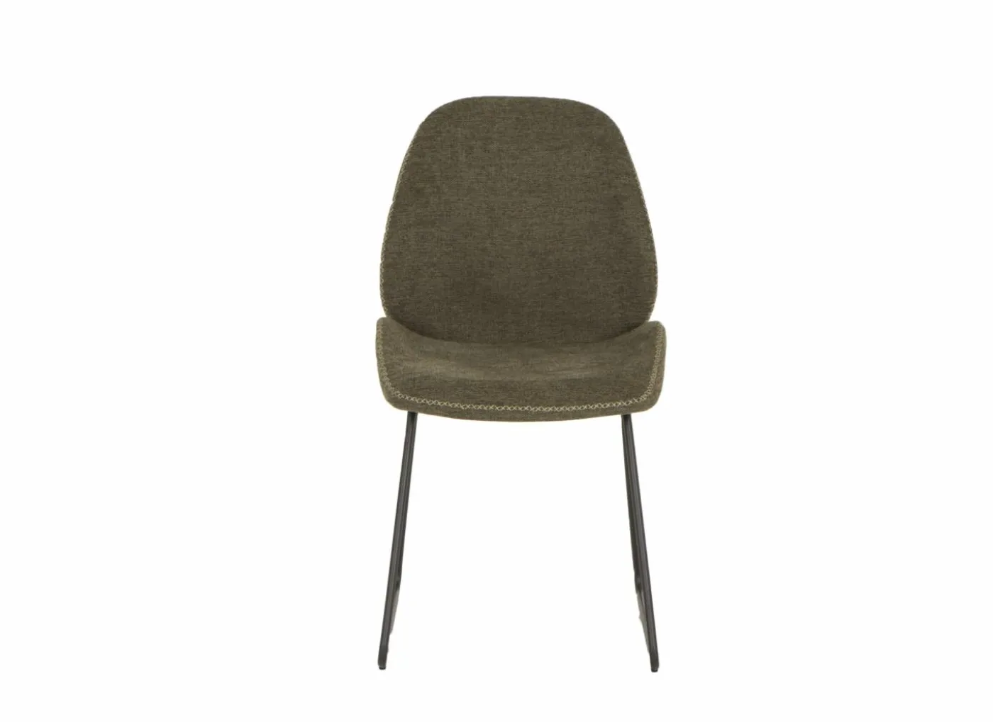 Stoel Patti 49x53x87cm - stof - groen