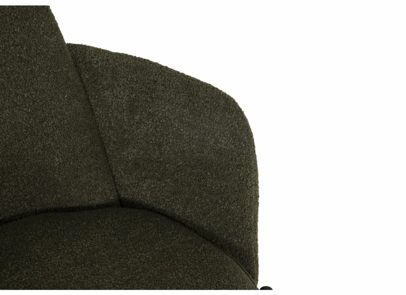 Stoel Peak 63x61x84cm - bouclé - groen