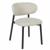 Stoel Pienza 51x51,5x75cm - stof - beige