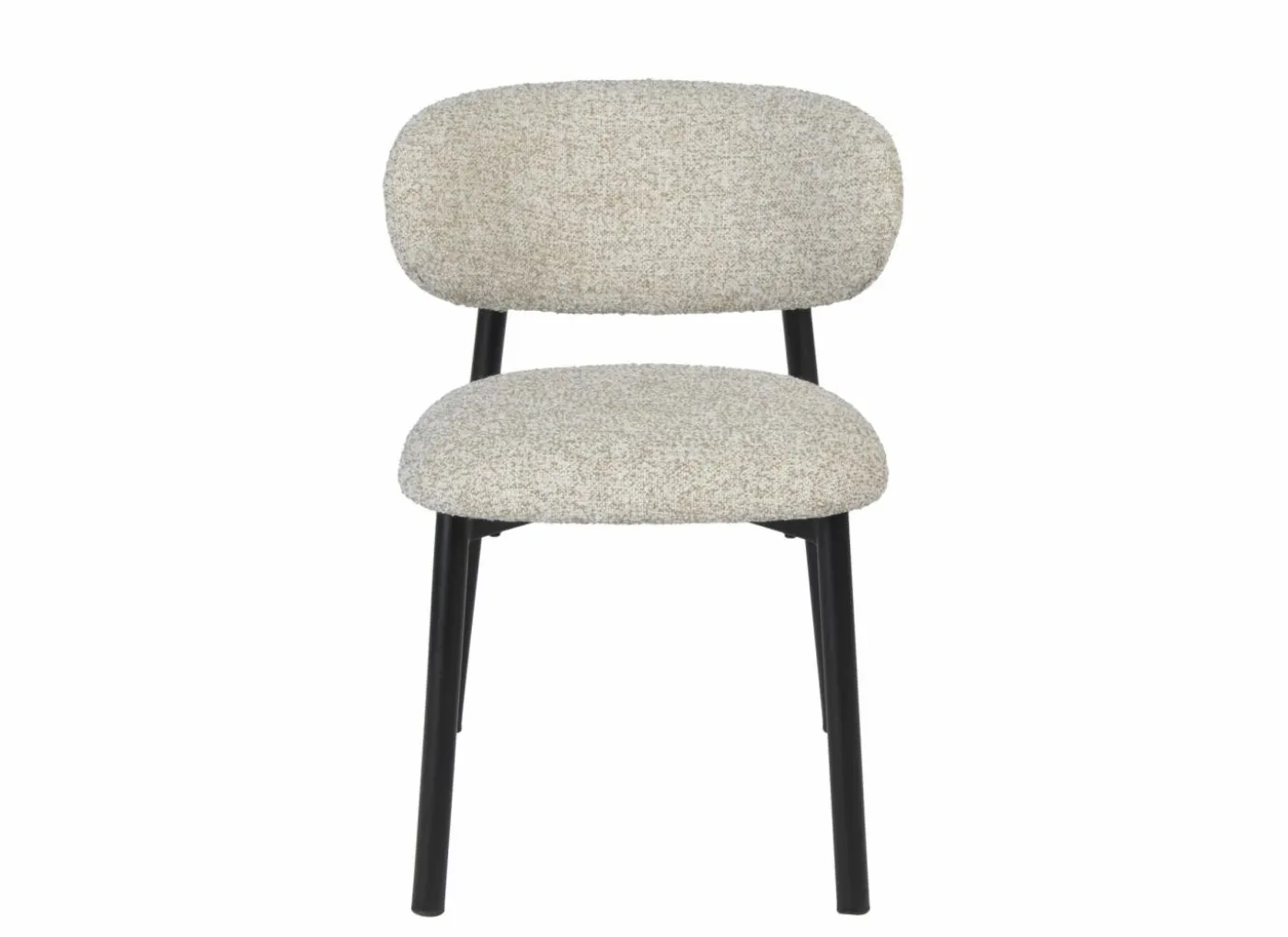 Stoel Pienza 51x51,5x75cm - stof - beige