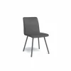Stoel Pisa 44,5x55,5x82cm - metaal - antraciet