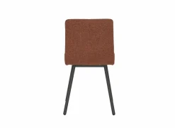 Stoel Pisa 44,5x55,5x82cm - polyestervezel/staal - tabasco