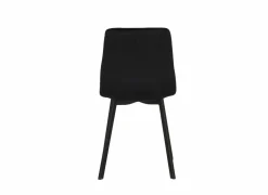 Stoel Runner 44x54x87cm - fluweel - zwart