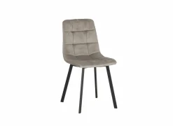 Stoel Runner 44x54x87cm - fluweel - taupe