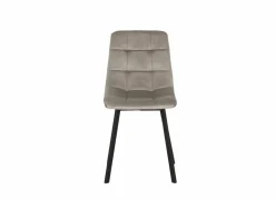 Stoel Runner 44x54x87cm - fluweel - taupe
