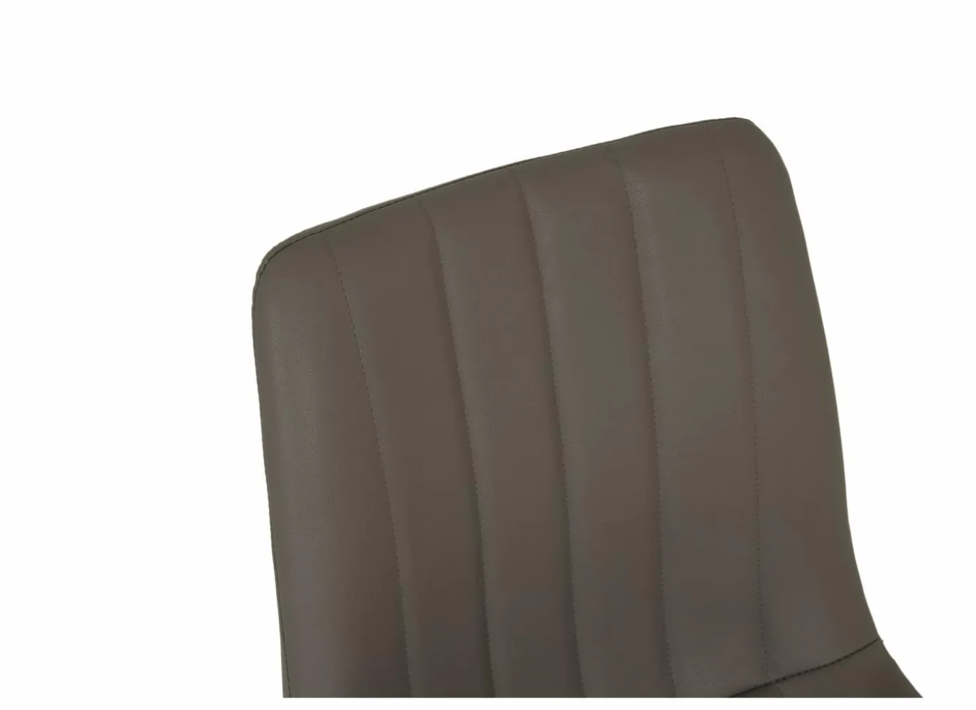 Stoel S190 45,5x56x87,5cm - lederlook - cappucino