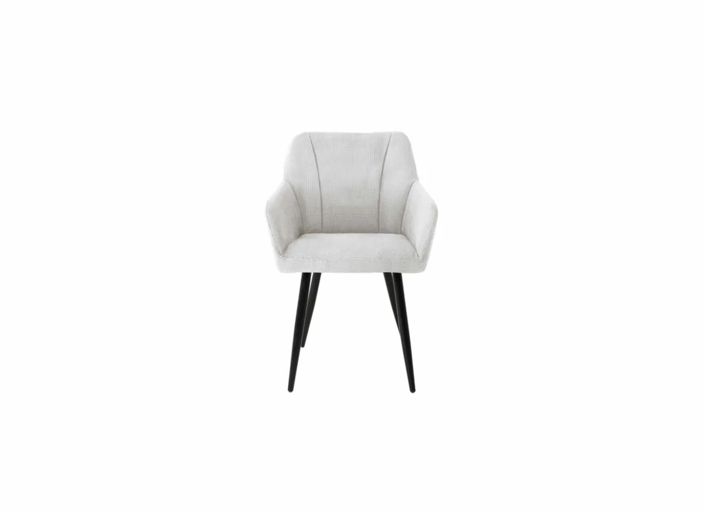 Stoel Sallie 58x64x84cm - stof - lichtgrijs