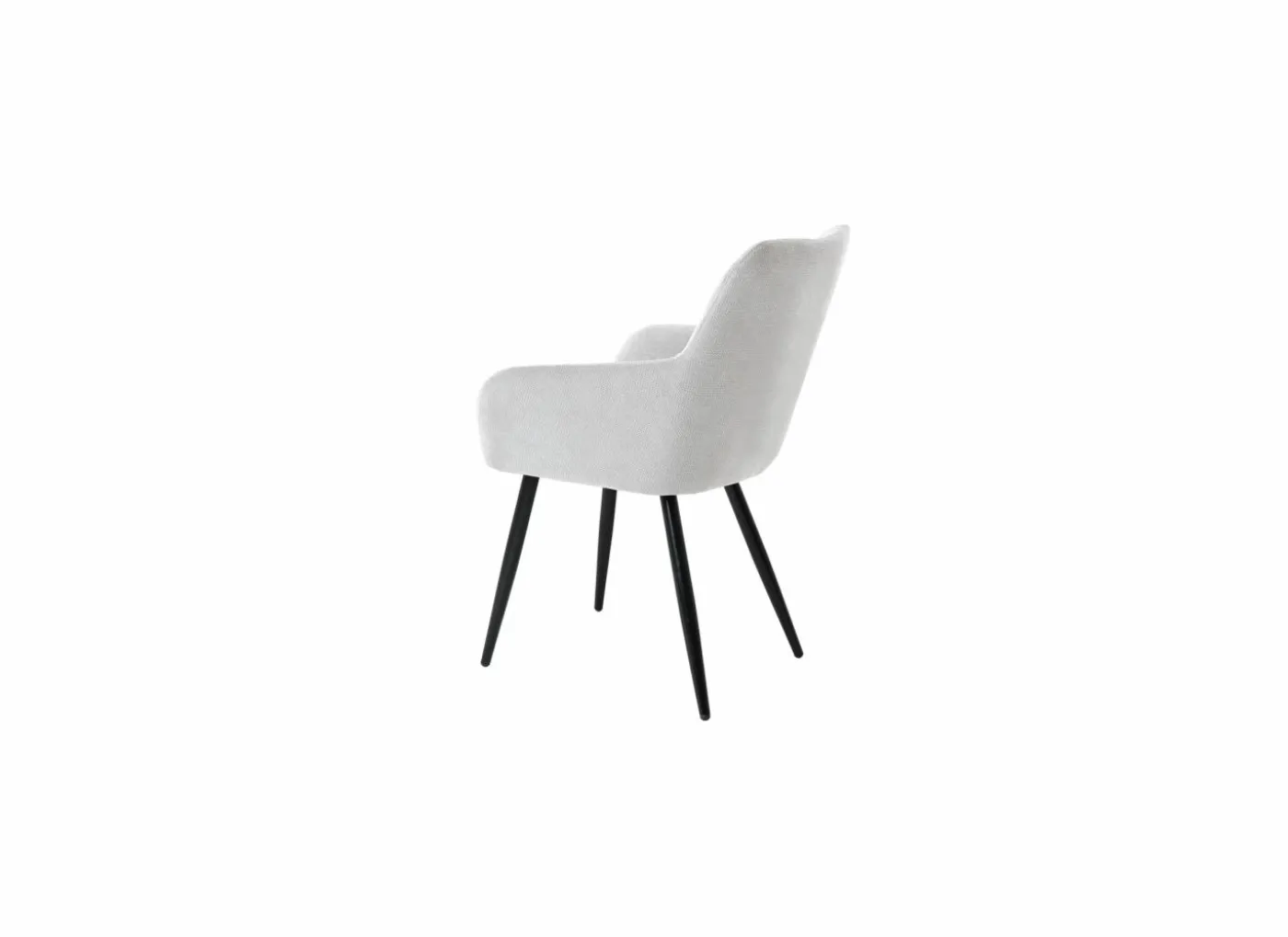 Stoel Sallie 58x64x84cm - stof - lichtgrijs