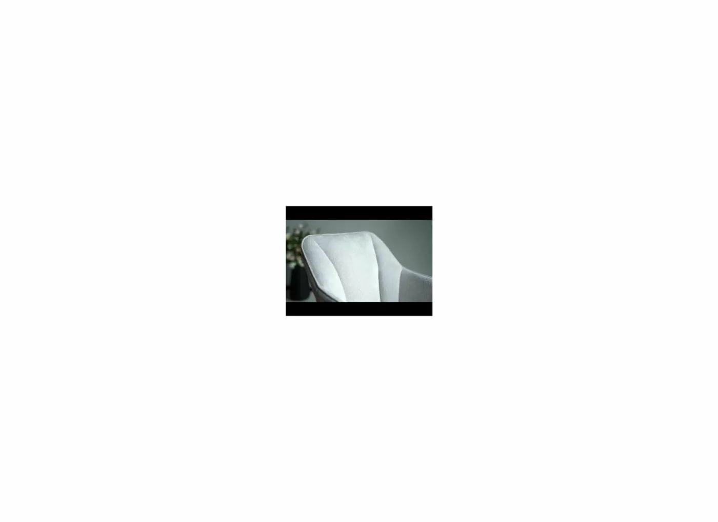 Stoel Sallie 58x64x84cm - stof - lichtgrijs
