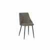 Stoel Serra 51,5x45,5x79,5cm - stof - bruin