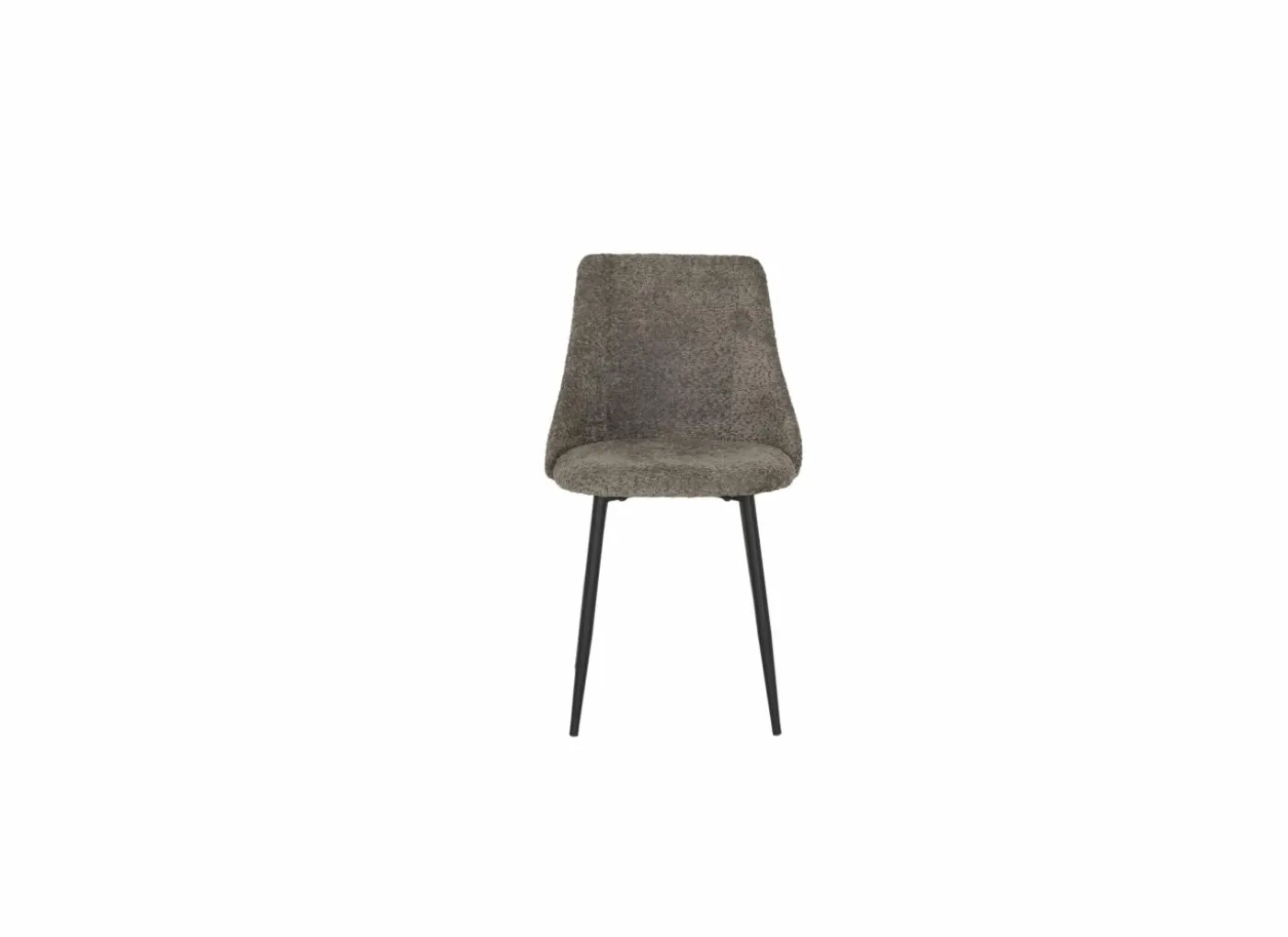 Stoel Serra 51,5x45,5x79,5cm - stof - bruin