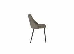 Stoel Serra 51,5x45,5x79,5cm - stof - bruin