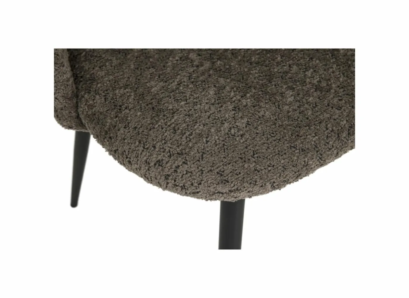 Stoel Serra 51,5x45,5x79,5cm - stof - bruin