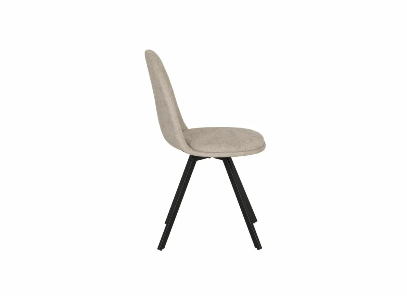Stoel Siren 47x57x88cm - polyestervezel - beige