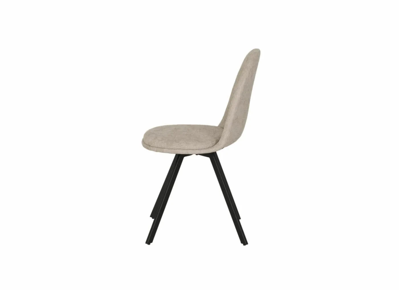 Stoel Siren 47x57x88cm - polyestervezel - beige
