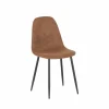 Stoel Speech 45x46x88cm - stof - cognac