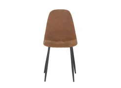Stoel Speech 45x46x88cm - stof - cognac