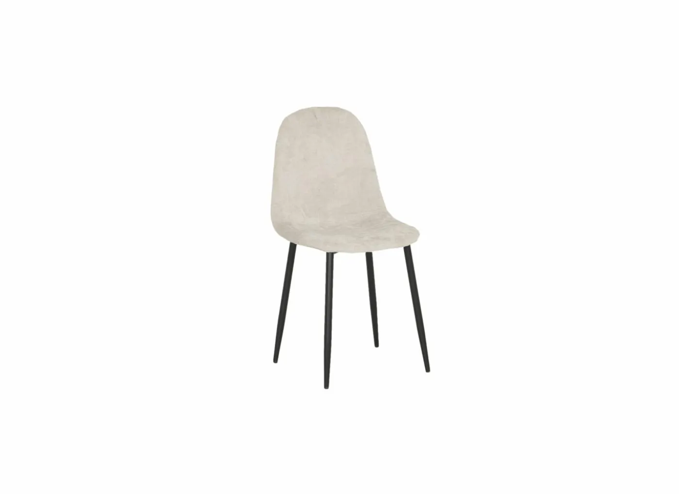Stoel Speech 45x46x88cm - stof - beige