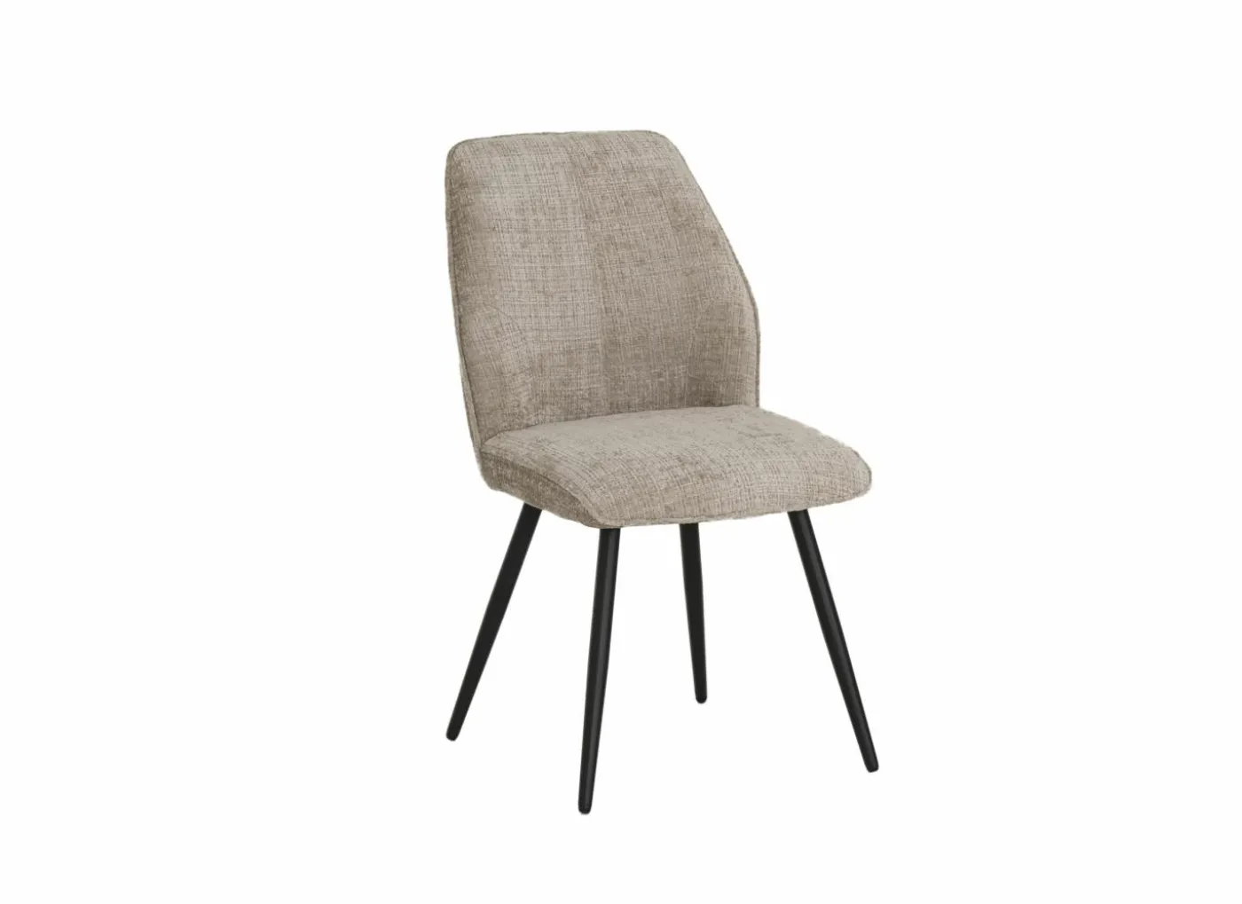 Stoel ST2418 51x64x89cm - stof - beige