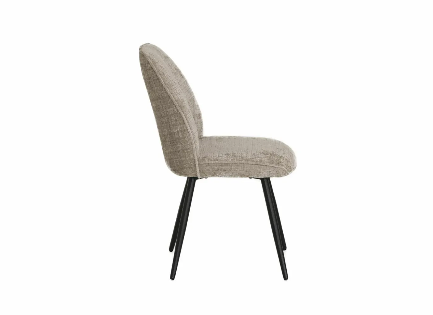Stoel ST2418 51x64x89cm - stof - beige
