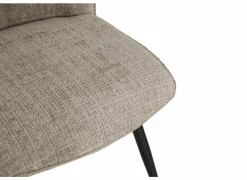 Stoel ST2418 51x64x89cm - stof - beige