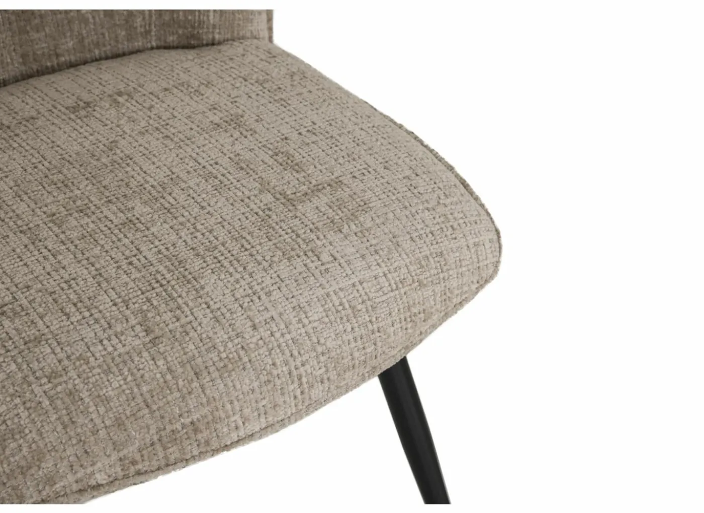Stoel ST2418 51x64x89cm - stof - beige