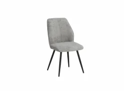 Stoel ST2418  51x64x89cm - stof - grijs